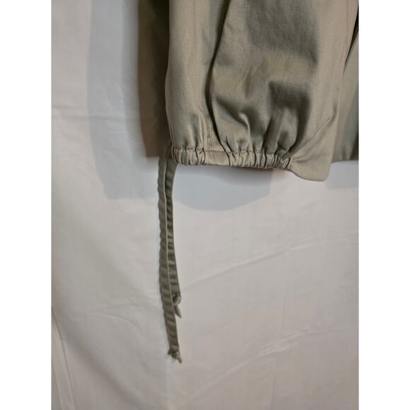 Worthington Blazer Jacket Women's Size M Taupe Open Front Fully Lined Short - Picture 5 of 8